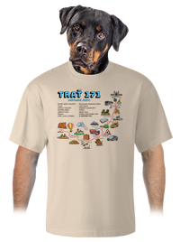 unisex tričko oversized