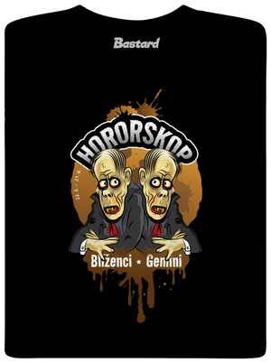 Hororskop - Blíženci pánské tričko Black