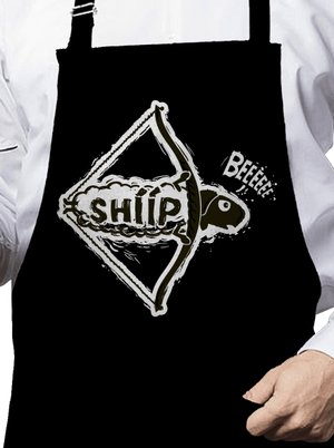 Shííp zástěra Black