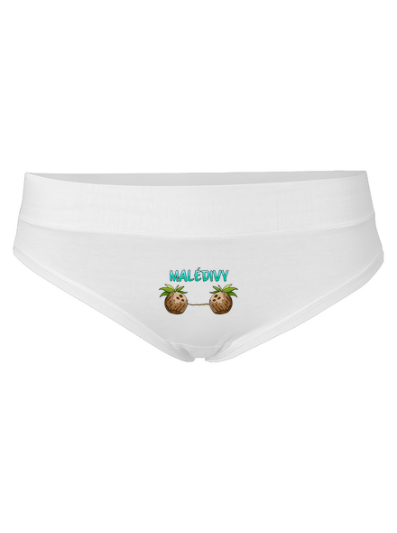 Malédivy dámské kalhotky White