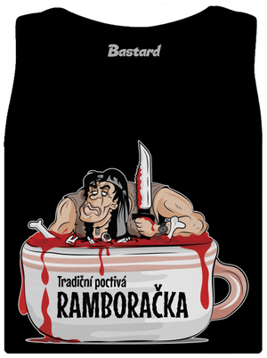 Ramboračka dámské tílko klasické Black