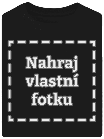 Vlastní potisk unisex tričko oversized Black