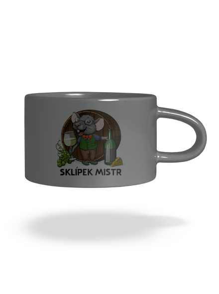 Sklípek mistr hrnek makronka Grey Macaron