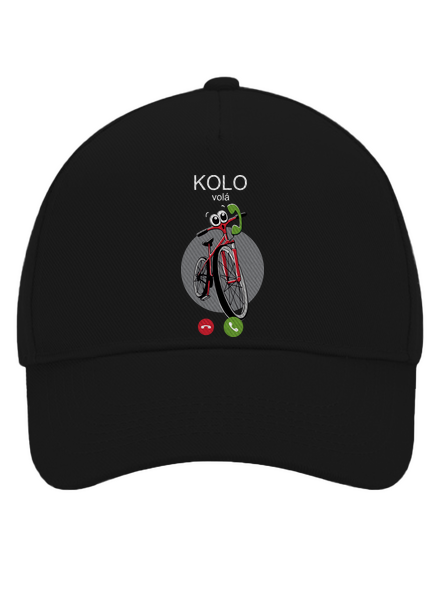 Kolo volá kšiltovka baseballka Black