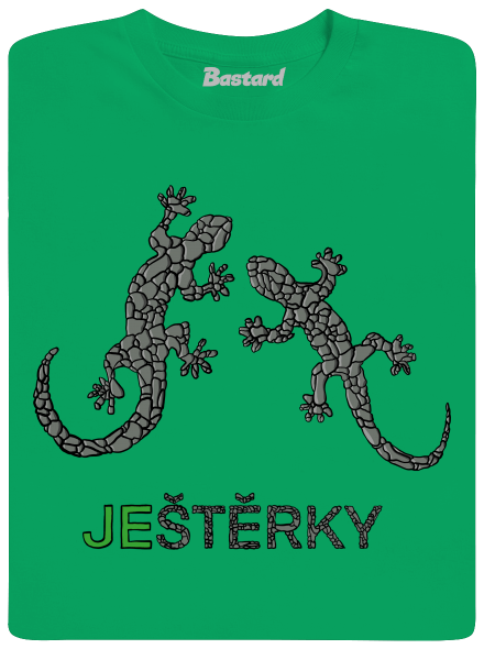 Ještěrky pánské tričko Kelly Green