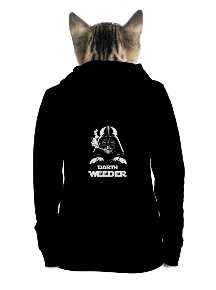 Darth Weeder dámská mikina na zip Black