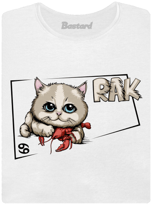 Kočičí horoskop: Rak dámské tričko premium White