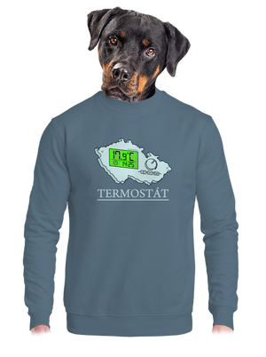 unisex mikina bez kapuce