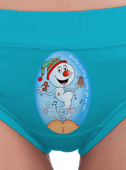 Vánoční duch dámské kalhotky Turquoise