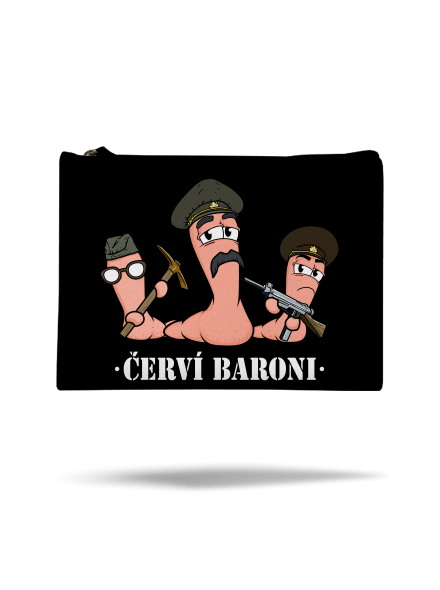 Červí baroni taštička Black