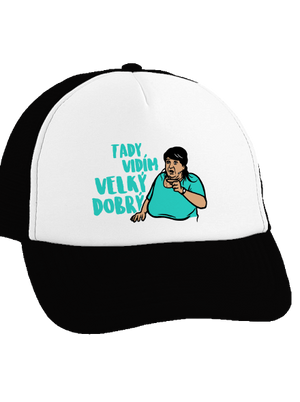 Velký dobrý kšiltovka truckerka Black cap