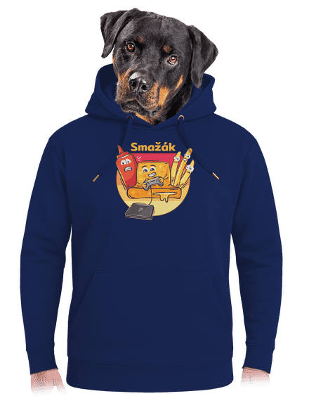 Smažák unisex mikina premium Navy