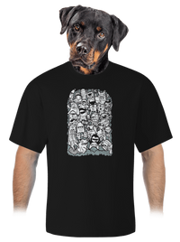 unisex tričko oversized