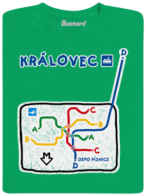 Metro Královec dětské tričko Kelly Green