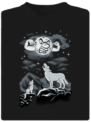 Vlčí árie dětské sportovní tričko Black