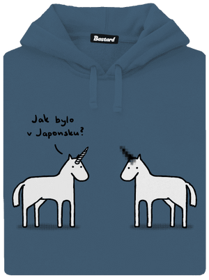 Pornorožec dámská mikina klokanka Denim