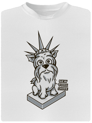 New Yorkshire dětské sportovní tričko White