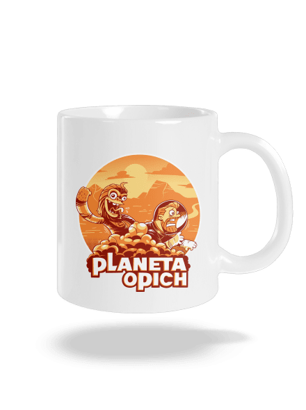 Planeta opich klasický hrnek White