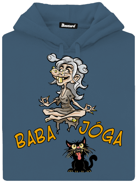 Baba Jóga dámská mikina klokanka Denim