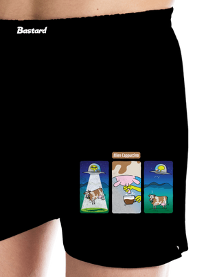 Alien Cappuccino pánské trenky Black