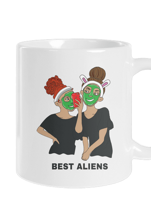 Best aliens klasický hrnek White