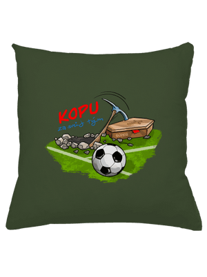 Kopu za svůj tým polštář Olive Green
