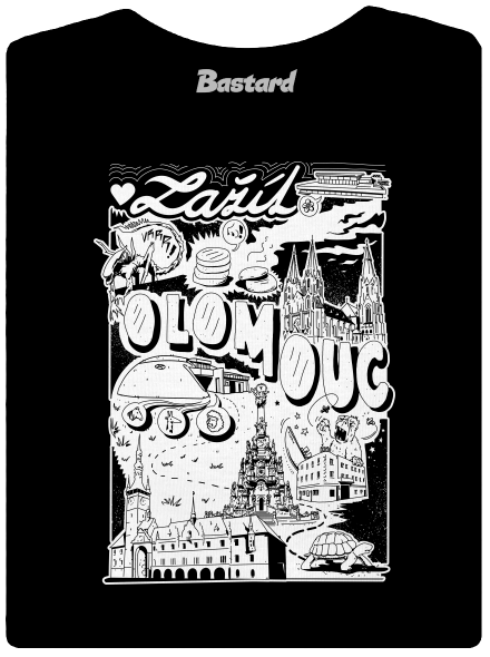 B16: Zažít Olomouc dámské tričko premium Black