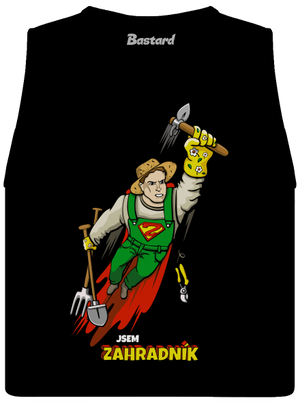 Zahradník dámské tílko volné Black