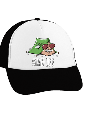 Stan Lee kšiltovka truckerka Black cap