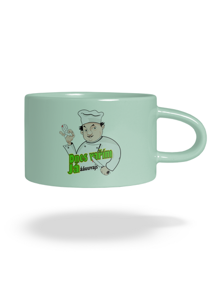 Dnes vařím já hrnek makronka Mint Macaron