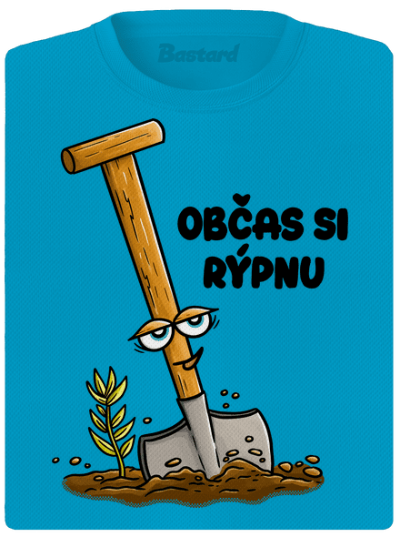 Občas si rýpnu dámské sportovní tričko Blue Atol