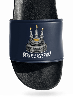 Beru to s rezervou pantofle Navy