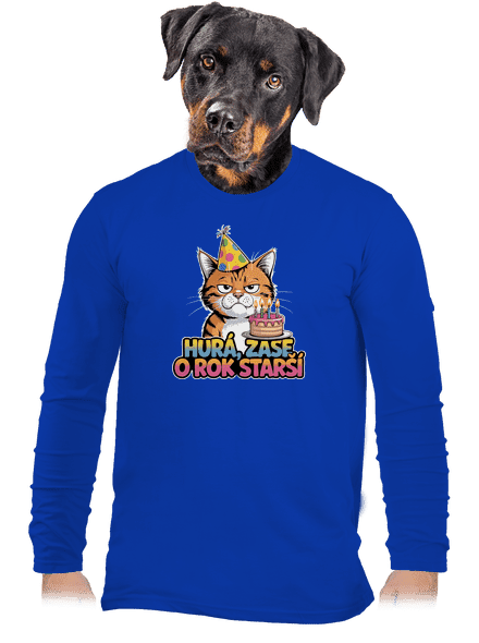 O rok starší pánské dlouhý rukáv Royal Blue