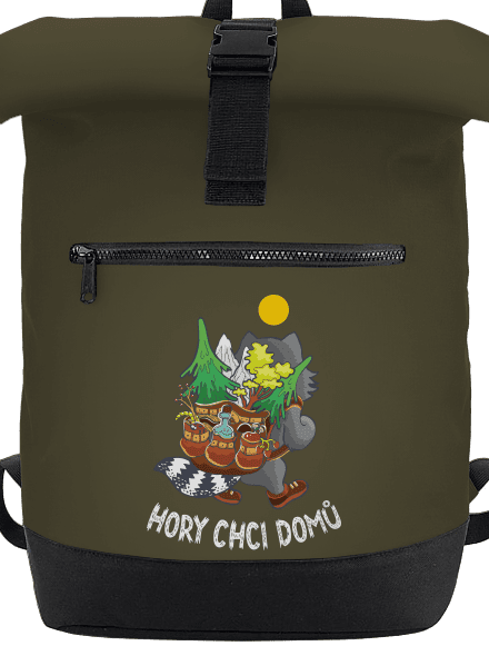 Hory chci domů batoh Military Green