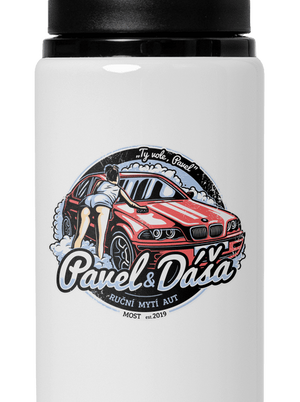 Automyčka Pavel lahev na vodu White
