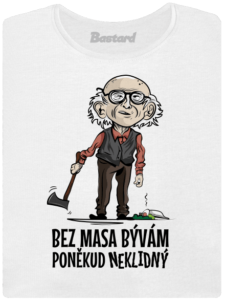 Neklidný bez masa dámské tričko White
