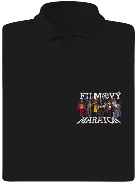 Filmový maraton pánská polokošile Black