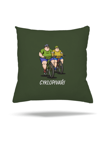 Cyklopivaři polštář Olive Green