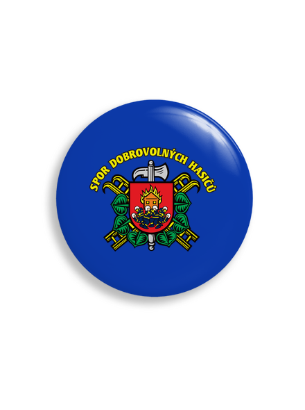 Spor dobrovolných hasičů placka uni