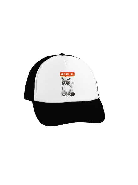 Grumpy kšiltovka truckerka Black cap