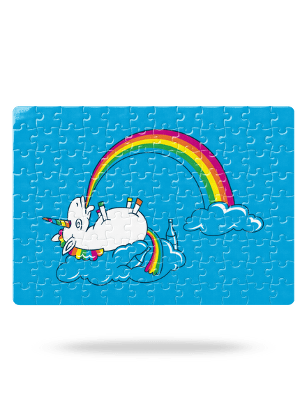 Tajemství duhy puzzle White