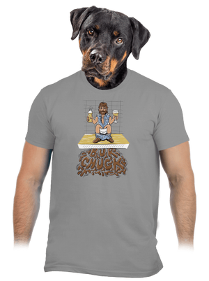 BurChuck pánské tričko Sport Grey