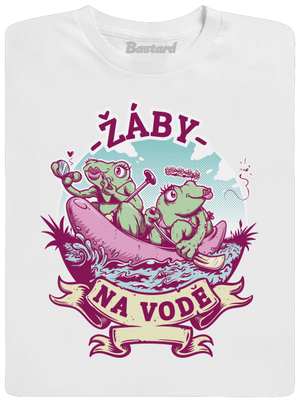 Žáby na vodě pánské tričko White