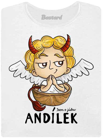 Andílek dámské tričko White