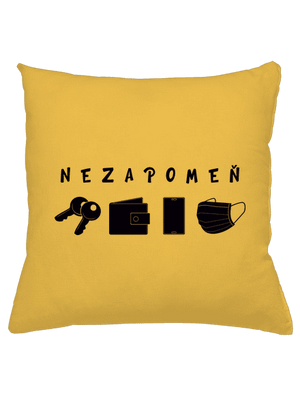 Nezapomeň polštář Yellow Gold