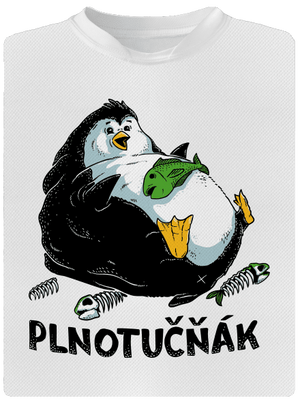 Plnotučňák dětské sportovní tričko White