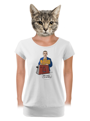 dámské tričko s lemem