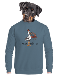 unisex mikina bez kapuce