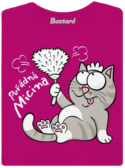 Macek a Micina dámské tričko Fuchsia Red