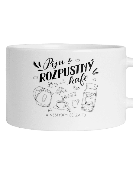 B12: Piju rozpustný hrnek makronka White